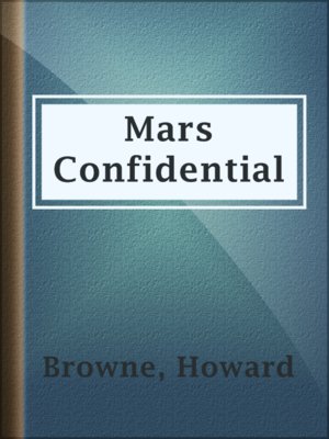 cover image of Mars Confidential
